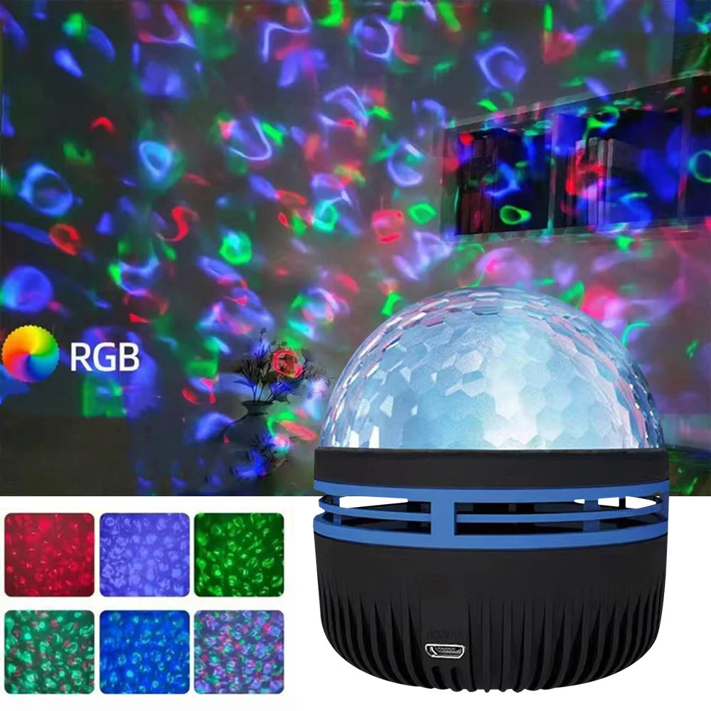 Starry Sky Galaxy Projector Lamp with Remote – LED Night Light for Bedrooms(brown)