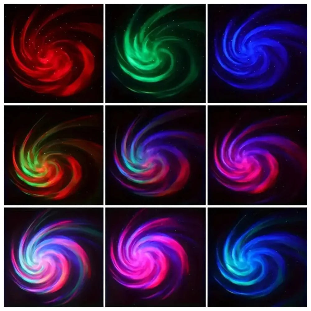Starry Sky Galaxy Projector Lamp with Remote – LED Night Light for Bedrooms(brown)