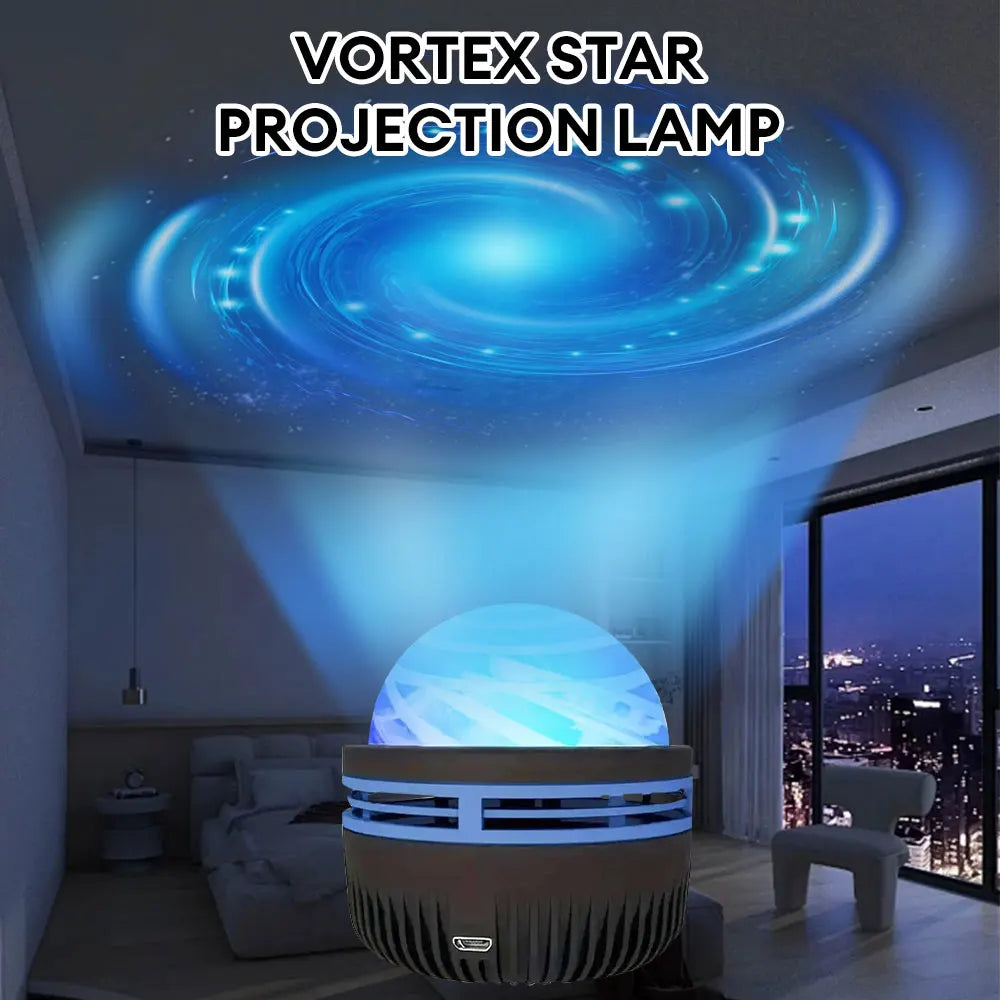 Starry Sky Galaxy Projector Lamp with Remote – LED Night Light for Bedrooms(brown)
