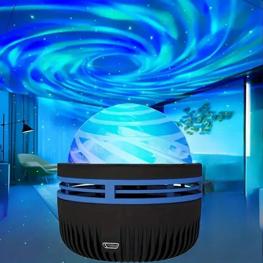 Starry Sky Galaxy Projector Lamp with Remote – LED Night Light for Bedrooms(brown)